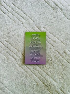 kpop katseye touch song lyrics photo card